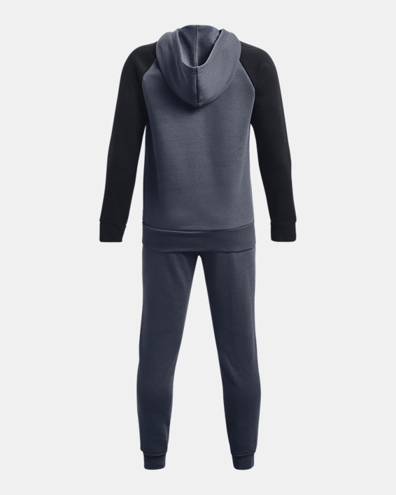 Boys' UA Rival Fleece Suit, Gray, pdpMainDesktop image number 1